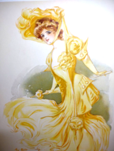 Victorian Art Print New York Show Girl Maud Stumm Litho 1907 Original Hippodrome - £22.16 GBP