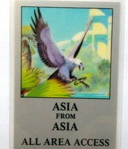 Asia Alpha Backstage Pass Original 1983 Concert Tour ELP Yes Progressive Rock - £18.72 GBP
