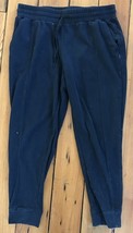 Mondetta Soft Black Warm Fleece Drawstring Joggers Sweatpants Large 36x29 - $365.81 MXN
