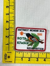 Southwest Michigan BSA 1991 Rota-Kiwan Scout Reservation Boy Scout Patch - £11.65 GBP