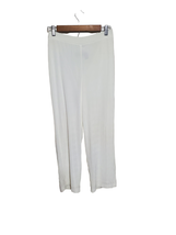 Chico&#39;s Travelers Wrinkle Free 1(8) Ivory Cropped Ankle Pants  - £23.97 GBP