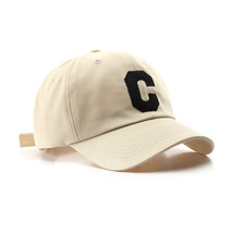 Kings Collection Beige Korean Style Baseball Cap - £15.17 GBP