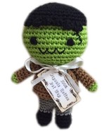 Knit Knacks Franky the Monster Organic Cotton Small Dog Toy or Cat By Mi... - $20.58 CAD