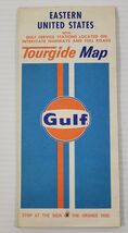 *L1) 1973 Rand McNally Eastern United States Gulf Tourgide Foldable Pock... - $14.84