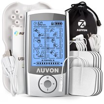 Rechargeable Tens Unit Muscle Stimulator, 24 Modes 4Th Gen Tens Machine With 8Pc - $37.99