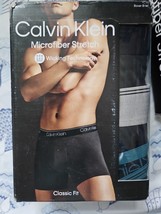 Calvin Klein Boxer Brief Microfiber  Wicking Technology Classic Fit 3 Pa... - $27.67