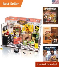 Elegant Miniature Dollhouse Craft Kit with Snap-Fit Assembly - 9.4x6.7 i... - $53.50