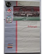 OTTAWA ROUGH RIDERS 1990 POSTER 19*13 INCH VINTAGE CFL Grey Cup Autograph  - €42,31 EUR
