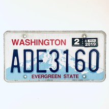 2019 United States Washington Evergreen State Passenger License Plate AD... - $16.82