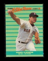 Vintage 1988 FLEER ALL-STAR TEAM Baseball Card #4 of 12 ROGER CLEMENS Ya... - £7.89 GBP