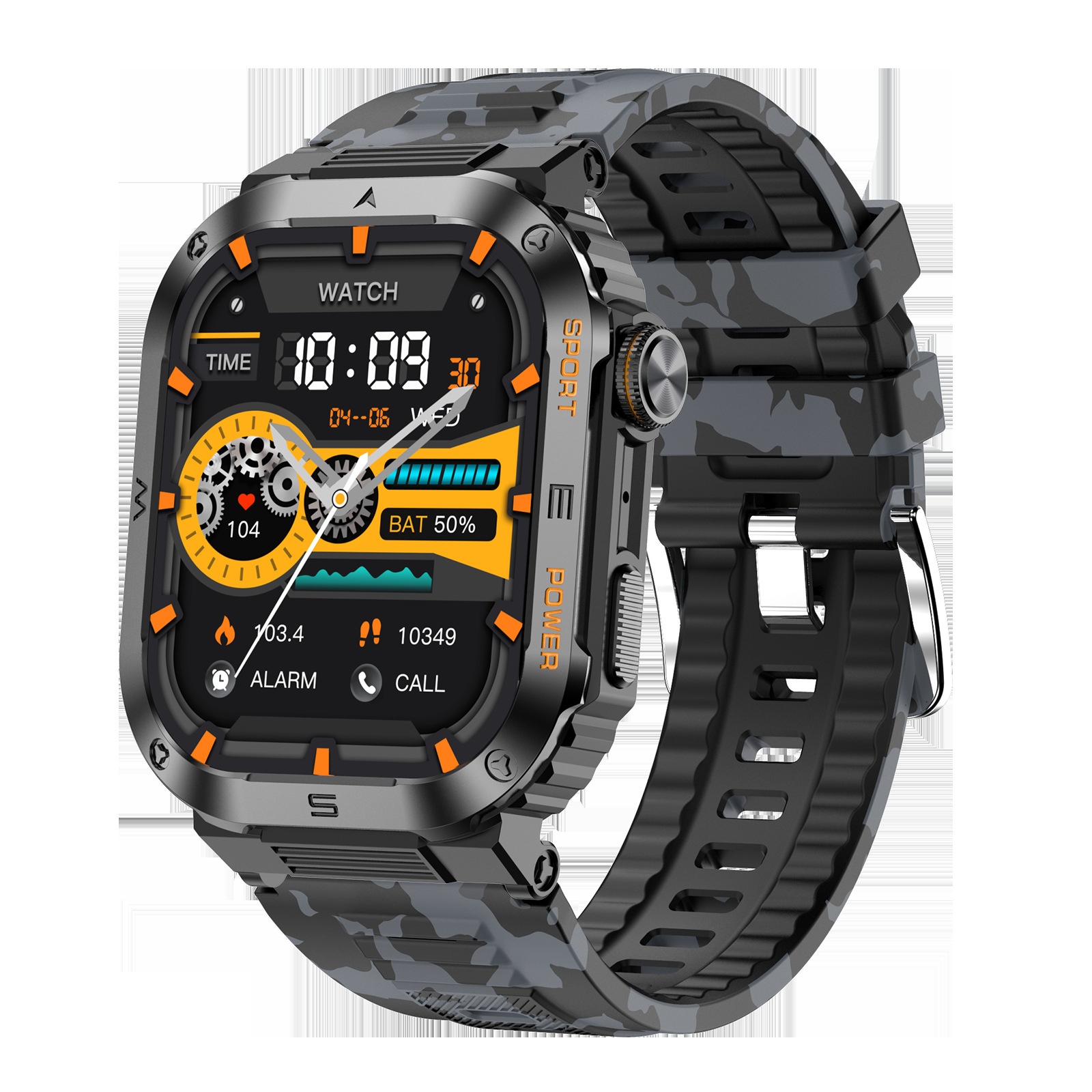 MT39 smartwatch 2.01 inch Bluetooth talk heart rate blood