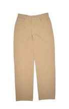 Bogner Khaki Pants Womens 10 Long Cotton Stretch Straight Leg Made in US... - £34.13 GBP