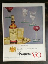 Vintage 1951 Seagram&#39;s VO Canadian Whiskey Full Page Original Ad 721 - £5.24 GBP