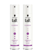 Schwarzkopf Taft CLASSIC hairspray 2 x 250ml- Hold Level 3 -FREE SHIPPING - $29.69