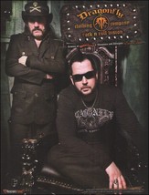 Motorhead Lemmy Kilmister Dragonfly Clothing Shirt ad 8 x 11 advertiseme... - $4.23