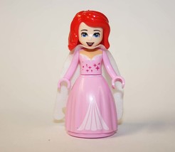 Ariel Little Mermaid pink dress Disney Princess Building Minifigure Bricks US - £5.50 GBP