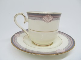 Noritake Stanford Court Fine China Footed Cup And Saucer EUC - £8.70 GBP