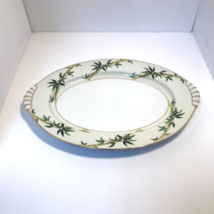 Kent Bali Hai Oval Platter Bamboo Pattern 14.75&quot; Tropical Contemporary S... - £19.74 GBP