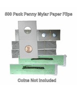 500 Cardboard/Mylar 2x2 Coin Holder Flips for Penny/Cent 19mm, by Guardh... - $26.49