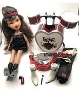 Bratz Rock Angels Drum Set With Yasmin 2 Outfit &amp; Shoes Pre-owned - $38.95