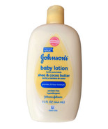 Johnson&#39;s Baby Lotion Shea &amp; Cocoa Butter Moisturizer 15 Oz Discontinued... - £14.56 GBP