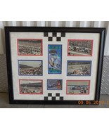 Framed Collage of 1999 Nascar Brickyard 400 winner Dale Jarrett with Sig... - €65,36 EUR