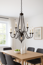 Trans Globe Lighting - French Basket -Ten Light 2-Tier Chandelier - €188,26 EUR