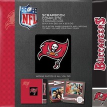 NFL TAMPA BAY BUCS 8x8 12 PAGE Scrapbook Complete With Stickers And Capt... - $13.52
