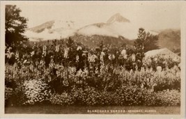 Skagway Alaska Blanchard Garden RPPC Postcard Z26 - £6.13 GBP