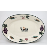 Vintage HARTSTONE Serving Platter WOODLAND Hand Painted Intialed 13&quot; 1994 - £28.12 GBP