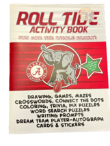 Alabama Roll Tide Activity Book Drawing Crosswords Family Fun 2012 36 Pages - £7.37 GBP