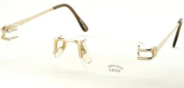 NEW FACET-15 GOLD RIMLESS EYEGLASSES GLASSES 53-16-140 B31mm Made in: Japan - $291.62 MXN