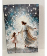 Jesus Dancing With Little Girl Under The Stars  - $418.80 MXN