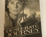 Desperate Journey Tv Guide Print Ad Mel Harris TPA18 - $5.93