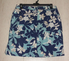 New Womens Columbia Sportswear Co. Xco Navy Blue W/ Floral Cargo Skirt Size 14 - £22.32 GBP