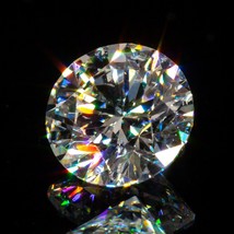 0.77 Carat Desseré F/SI2 Rond Brillant Coupe Diamant Certifié GIA - £1,959.36 GBP