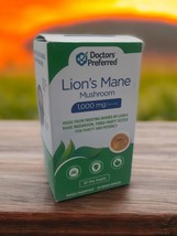 DOCTORS&#39; PREFERRED Lion’s Mane Mushroom Supplement 1,000 mg 60 Caps - ex... - £12.57 GBP