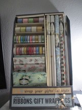 American Greetings Cards Ribbons Gift Wrapping Dealer Store Display 1950s Rare - £92.54 GBP