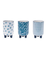 Footed Stone Planter (Set of 3) - $75.90 CAD