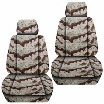 Front set car seat covers fits 2001-2019 Toyota Highlander   camouflage - $65.09+