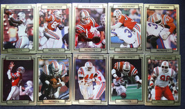 1990 Action Packed New England Patriots Team Set of 10 Football Cards - £3.98 GBP