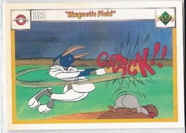 N) 1990 Upper Deck Looney Tunes Comic Ball Trading Card #133/136 Magneti... - $1.97