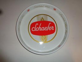 Schaefer Beer 12&quot; Tray  Schaefer Brewing Company White Tray - $441.93 MXN