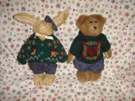 Boyds Bears 1996 Fall Emily And Edmund Plush Set - £17.24 GBP