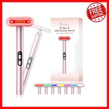 Portable 7 Color LED Facial Massager for Collagen Boost and Skin Repair - $834.99 MXN