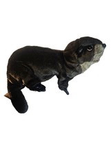 Folkmanis Puppets River Otter Hand Puppet Theater Learning Toy Brown Rea... - £15.97 GBP
