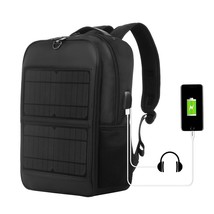 Solar Backpack 14W Solar Panel Powered Backpack Laptop Bag Water-resistant Large - £139.70 GBP