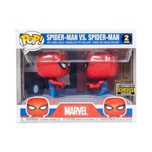 Spiderman Funko Pop! Spider-man Vs. Spider-man 2 Pack Pop! Vinyl Figure, EE Excl - £34.82 GBP