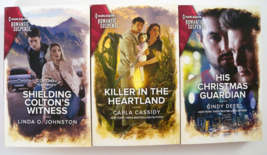 Harlequin Romantic Suspense Lot of 3 Paperback Books Mixed Authors 2022 - £11.21 GBP