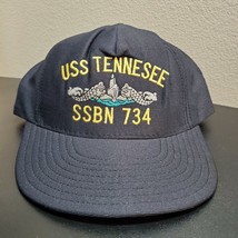 Vintage USS TENNESEE SSBN 734 Snapback Navy Hat Submarine USA * Rare Mis... - £53.38 GBP